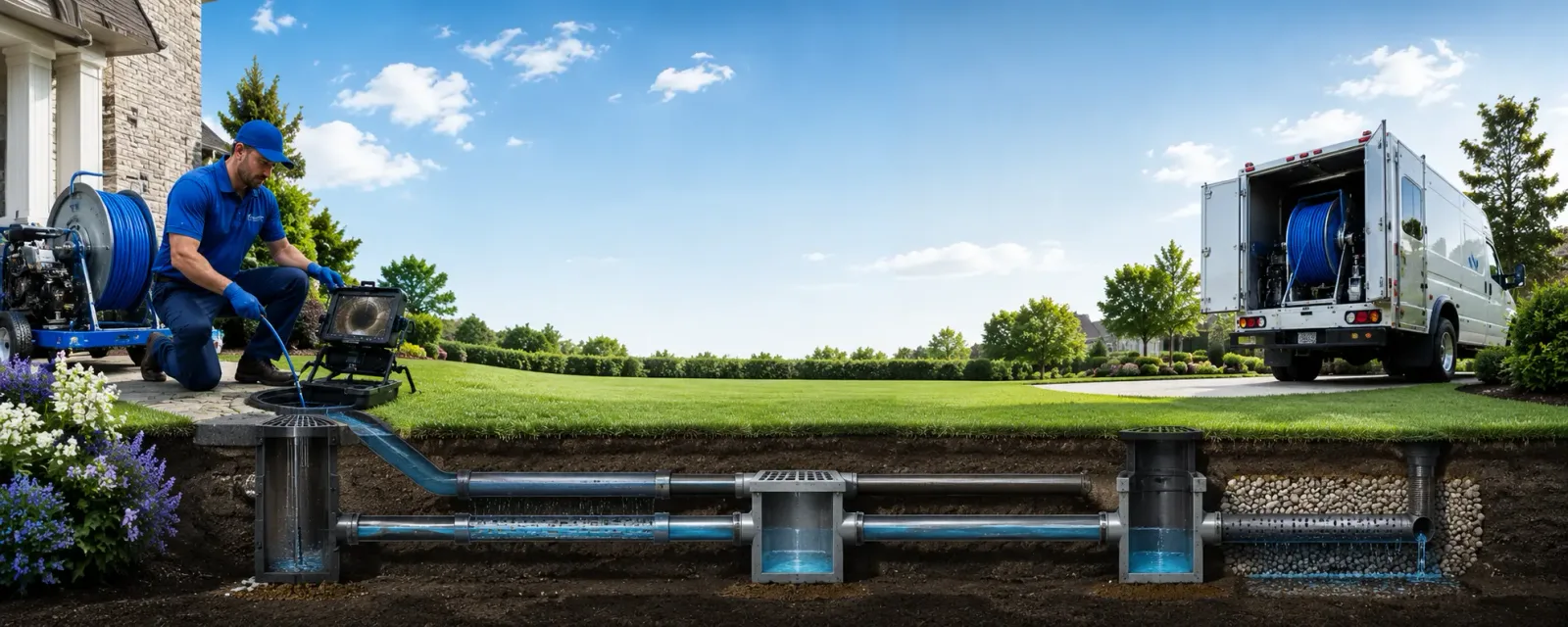 Outdoor drain cleaning information for Brownsville, PA